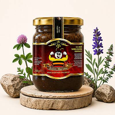 Anzer Macunu ( Anzer Apitera ) 250 gr Anzer Balı Karışımı 2026 - 2027